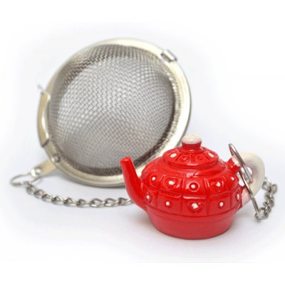 INFUSOR DE TE C/TETERA ROJA