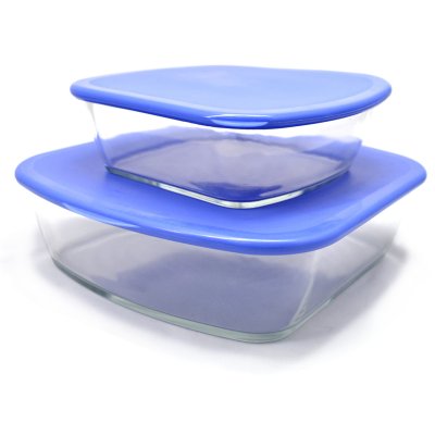 SET X 2 TUPPER DE VIDRIO 1.25 Y 3 LTS