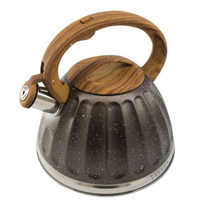 PAVA SILBADORA SAKURA VICALINA ACERO 3.2 L MARRON