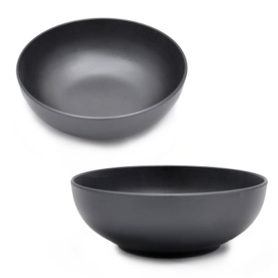 BOWL SHANGAI DE MELAMINA NEGRA PREMIUM 14 CMS