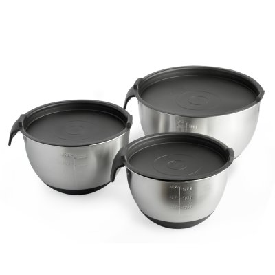 SET DE 3 BOWLS REPOSTEROS CON TAPA HOME CONCEPT