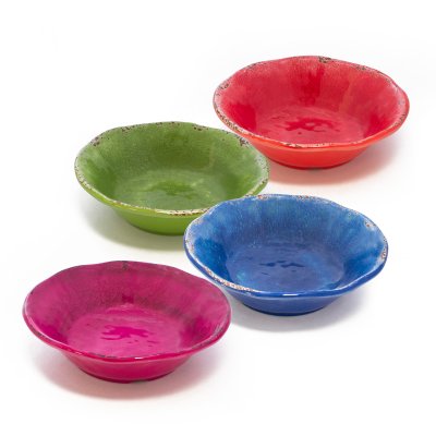 BOWL DE MELAMINA COLORES SURTIDOS 17.5 CM