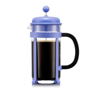 CAFETERA BODUM JAVA 8 POCILLOS FRENCH BLUE