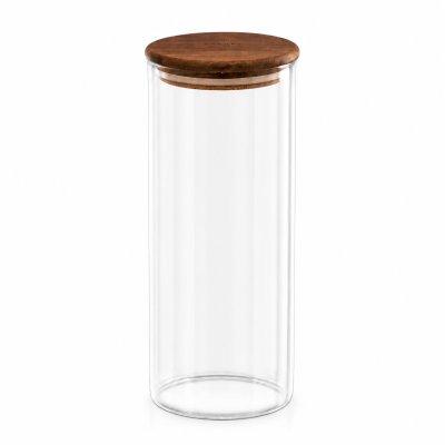 FRASCO DE VIDRIO PHUKET EDITION SAKURA C/ TAPA DE ACACIA 2 L
