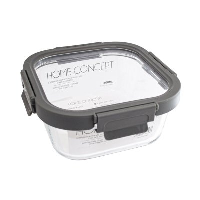 CONTENEDOR HOME CONCEPT HERMETICO DE VIDRIO 0.8 L