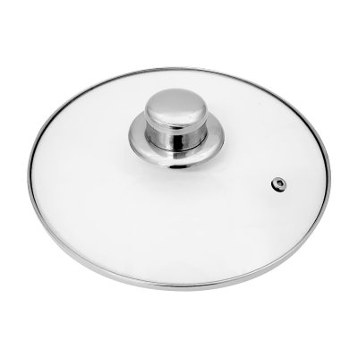 TAPA DE VIDRIO CON ACERO INOX 22 CMS CACEROLA