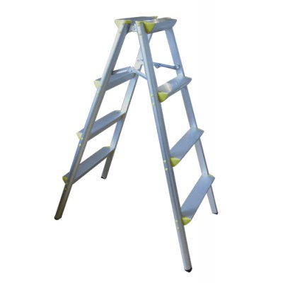 ESCALERA 4 PELDAÑOS ALUMINIO