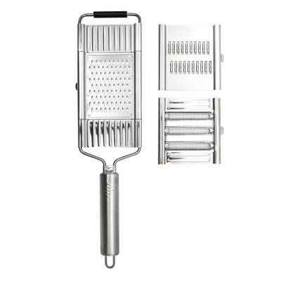 RALLADOR DE ACERO C/ 3 CUCHILLAS INTERCAMBIABLES