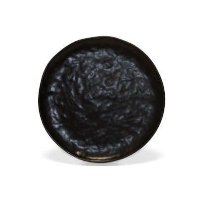 PLATO PLAYO SAKURA ZEN MATT BLACK DE PORCELANA 27,5 CM