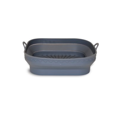 BANDEJA DE SILICONA HOME CONCEPT PLEGABLE PARA FREIDORA DE AIRE GRIS 2.4 LITROS