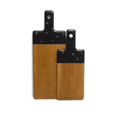 SET X2 TABLAS PARA SERVIR HOME CONCEPT SPECKLE BLACK - DUAL COLLECTION