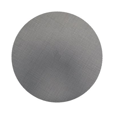 INDIVIDUAL REDONDO RAFIA DARK GREY