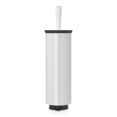 CEPILLO DE BAÑO BRABANTIA CON SOPORTE BLANCO