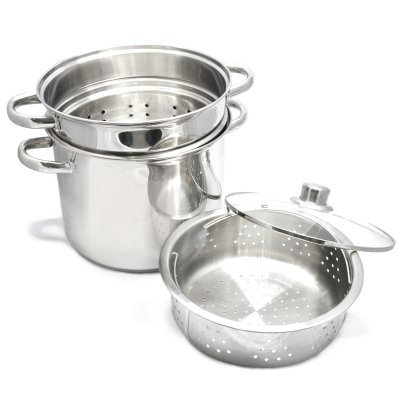 PASTA COOKER GOURMET PLUS ACERO INOXIDABLE 24 CMS