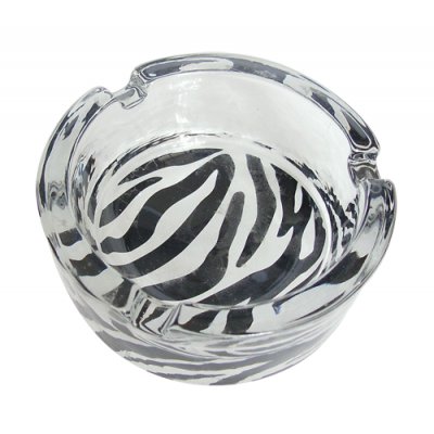 CENICERO REDONDO ANIMAL PRINT