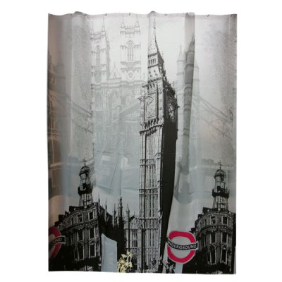 CORTINA DE BAÑO UNDERGROUND 180X180CM