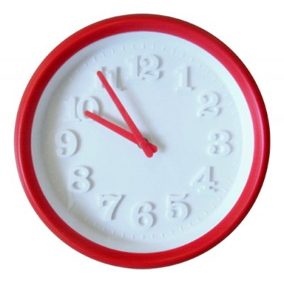RELOJ PARED 30.8CM RED