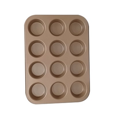MOLDE MUFFINS X12 COBRE