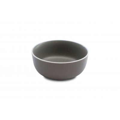 BOWL SAKURA ASPHALT GREY DE PORCELANA 14.5 CMS