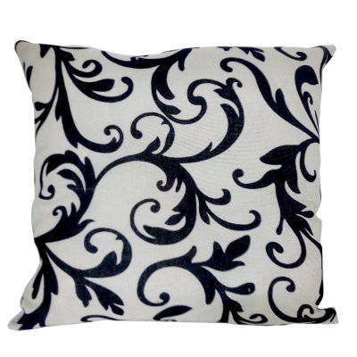 FUNDA P/ALMOHADON FLORES 45X45CM