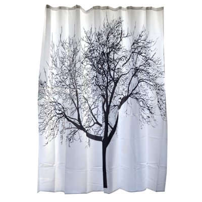 CORTINA DE BAÑO ARBOL 180X180CM