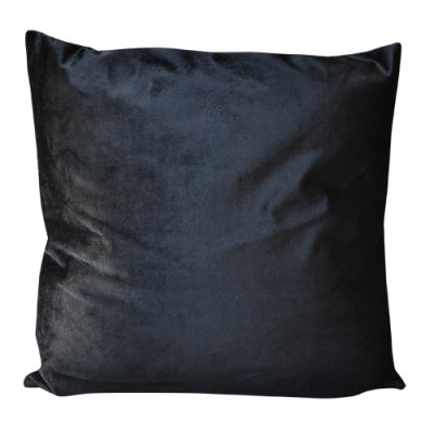 FUNDA P/ALMOHADON VELVET BLACK 45X45CM