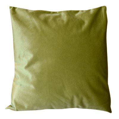 FUNDA P/ALMOHADON VELVET GREEN 45X45CM