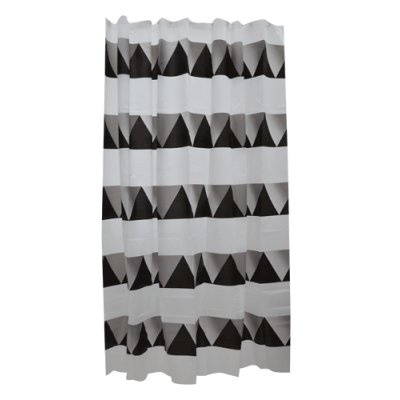 CORTINA DE BAÑO TRIANGULOS 180X180CM