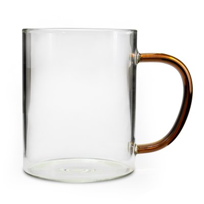JARRO MUG KAPHI BROWN VIDRIO BOROSILICATO 450 ML