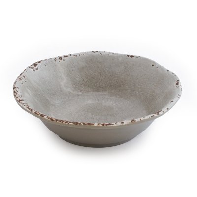 BOWL DE MELAMINA HOME CONCEPT COLOR GRIS 17.5 CMS