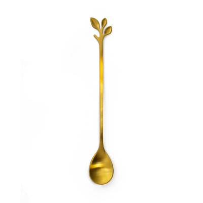 SET X6 CUCHARAS PARFAIT LEAF HOME CONCEPT GOLD