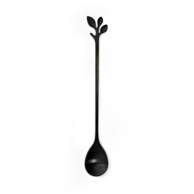 SET X6 CUCHARAS PARFAIT LEAF HOME CONCEPT BLACK