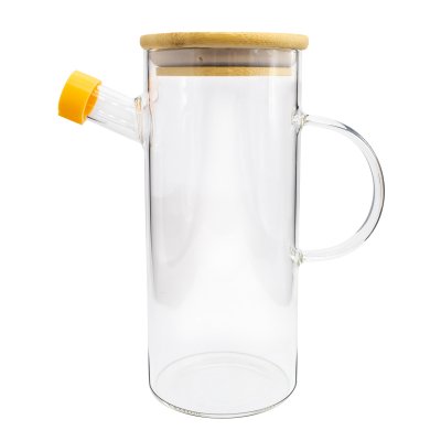 ACEITERO DE VIDRIO CRISTAL C/ MANIJA Y PICO 500 ML
