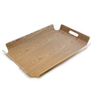 BANDEJA LEBLON GRANDE DE MADERA BAMBOO 54X39 CMS