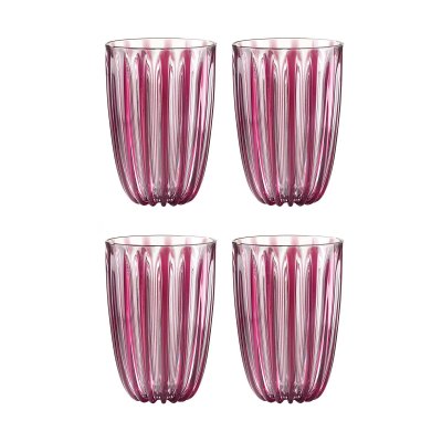 SET X4 VASOS DOLCEVITA GUZZINI CLEAR GRAPE 470 ML