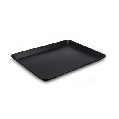BANDEJA MEDIANA SHANGAI DE MELAMINA NEGRA PREMIUM