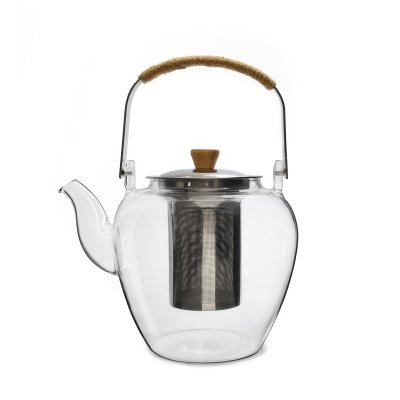 TETERA CARDIFF DE VIDRIO BOROSILICATO CON INFUSOR REMOVIBLE 1.2 L