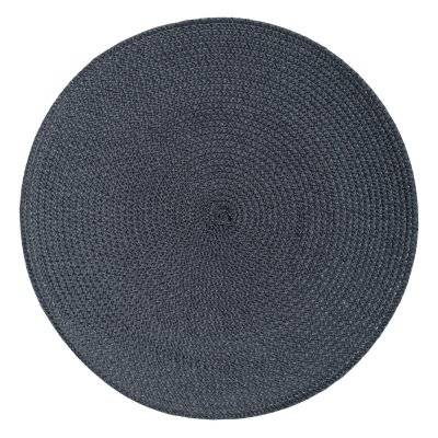 INDIVIDUAL REDONDO PVC PREMIUM AZUL NAVY BLUE