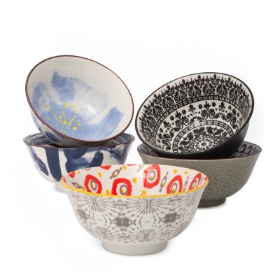 BOHO BOWL EXCLUSIVE ASSORTED DESIGNS - BOWL BOHO DISEÑOS EXCLUSIVOS SURTIDOS 16 CM PORCELANA PREMIUM