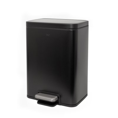 CESTO EKO CLASSIC MADISON MATT BLACK STEEL 12L
