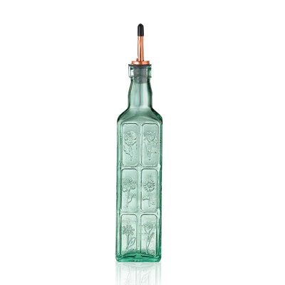 ACEITERA TOSCANA HOME CONCEPT VIDRIO LABRADO AQUA 500ML