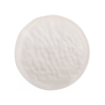 PLATO POSTRE SAKURA ZEN BRIGHT WHITE DE PORCELANA 22 CM