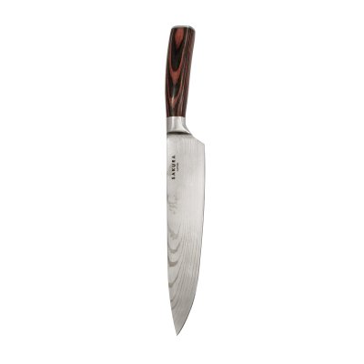 CUCHILLO SAKURA CHEF PRO STAINLESS STEEL BROWN EBANO 33 CMS