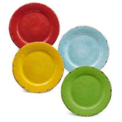 PLATO PLAYO MELAMINA COLORES SURT 28 CMS