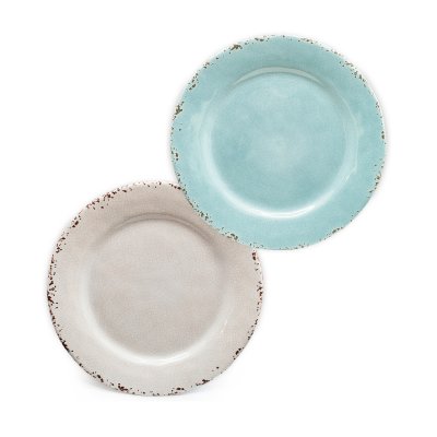 PLATOS POSTRE MELAMINA COLORES SURT 23 CM