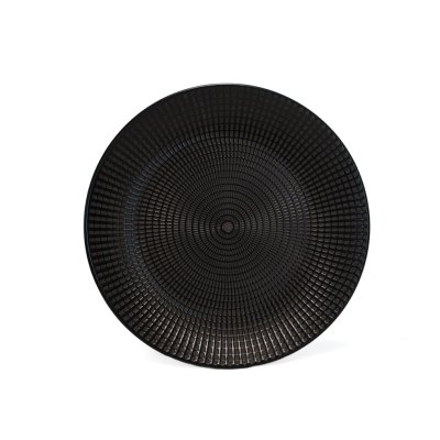 PLATO POSTRE SAKURA NORWAY ARCTIC BLACK 20 CM